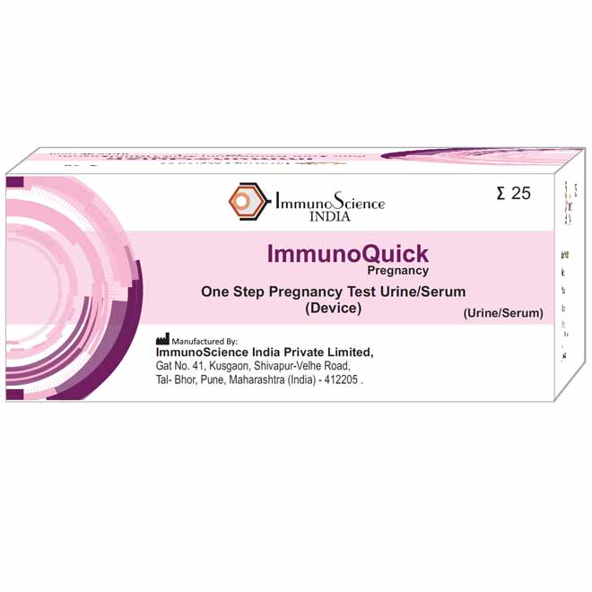 Rapid Pregnancy Test – Device (Urine/Serum)