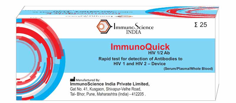 Rapid HIV 1 + HIV 2 Antibodies Test - Device