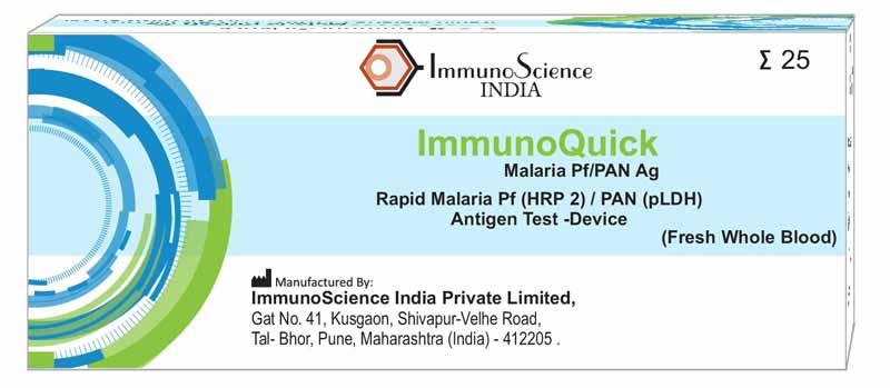 Rapid Malaria Pf(HRP2)/PAN(pLDH) Antigen Test - Device