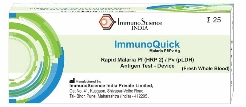 Rapid Malaria Pf(HRP2)/Pv(pLDH) Antigen Test - Device